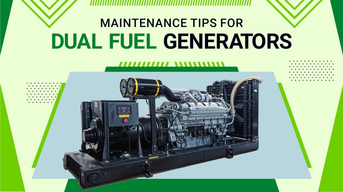 Maintenance tips for dual fuel generators